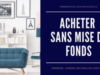 acheter condo sans mise de fonds